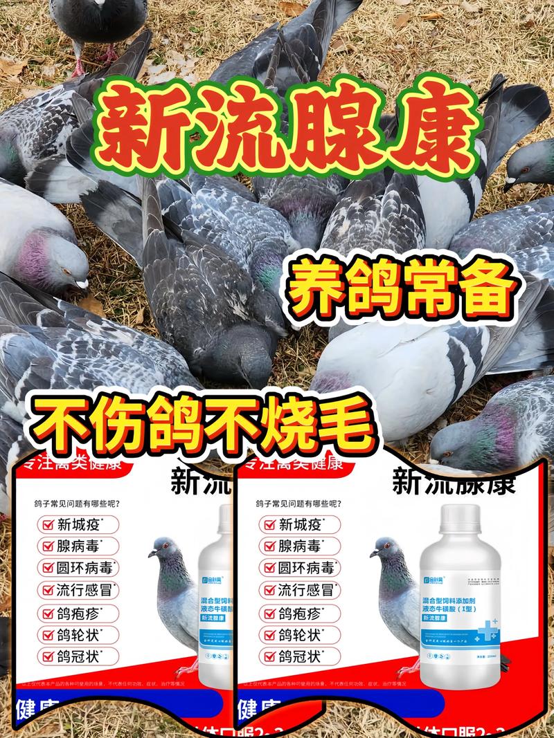新流腺康 鸽鸡鸭鹅新城疫、流感、腺病毒及鸽痘防控专用饲料添加剂应用指南